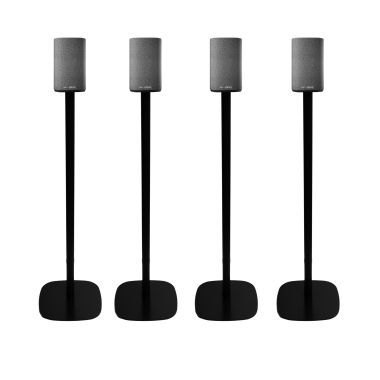 Vebos speaker stand Loewe We. BOOST black (4 pieces)