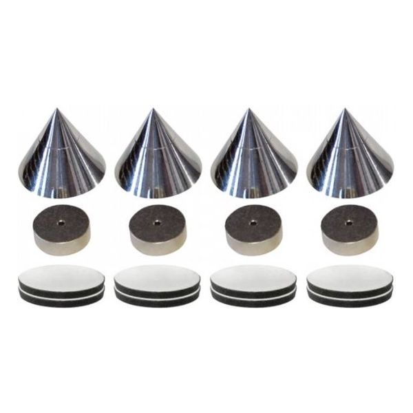 Chrome speaker spikes