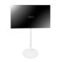 White Vebos TV floor stand