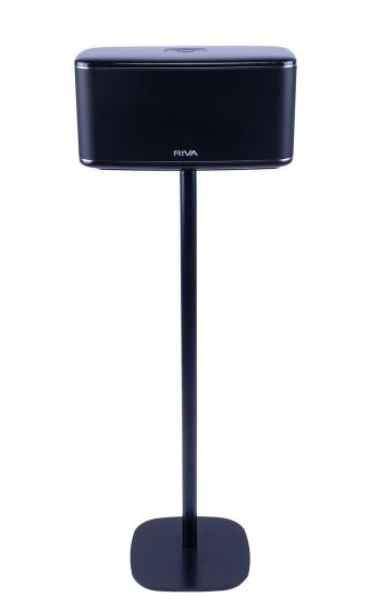 Black Vebos floor stand with Riva Festival