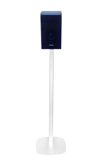 White Vebos floor stand with Samsung HW-N950