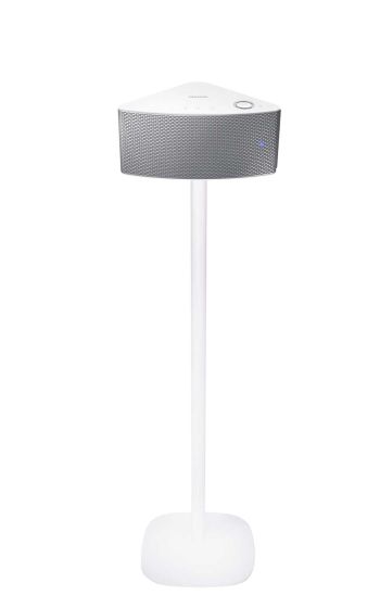 White Vebos floor stand with Samsung M3 WAM351