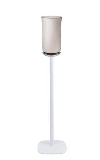 White Vebos floor stand with Samsung R3 WAM3501