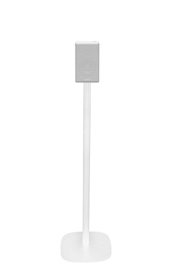 White Vebos floor stand with Sony SRS-ZR5