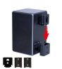 Black Vebos portable wall mount for Sony SRS-ZR5