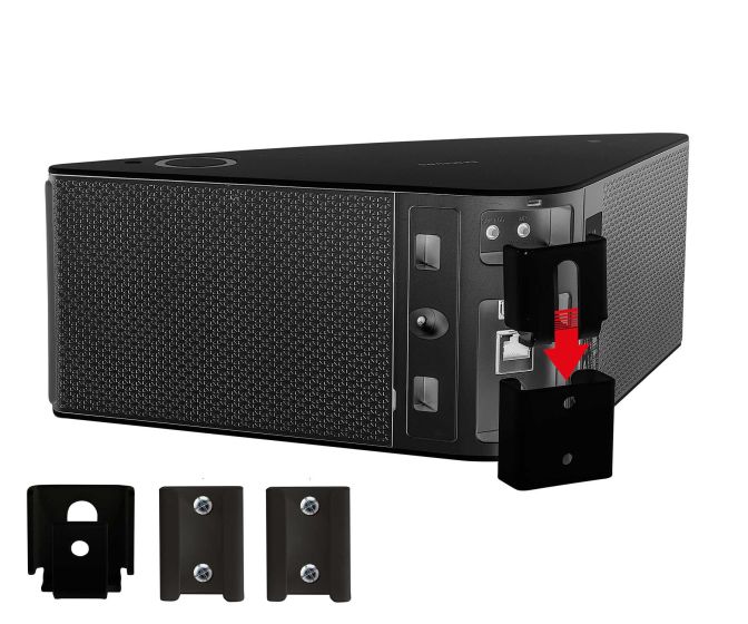 Black Vebos portable wall mount for Samsung M5 WAM550