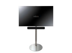Vebos TV stand Sonos Beam stainless steel
