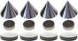 Chrome speaker spikes