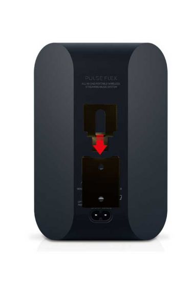 Vebos portable wall mount Bluesound Pulse Flex black