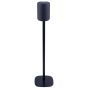 Black Vebos floor stand with Audio Pro A10/G10