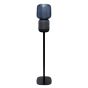 Black Vebos floor stand with Ikea Symfonisk lamp