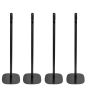 Vebos floor stand for Sony BRAVIA Theatre Quad black (4 pieces)