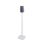 White Vebos floor stand with Denon HEOS 1