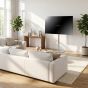 Vebos TV stand stainless steel