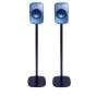 Vebos floor stand with KEF LSX black set extra view