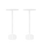 Single white Vebos floor stand with Riva Stadium