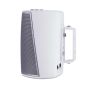 White Vebos wall mount for Denon HEOS 1 in side view
