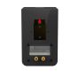 Black Vebos portable wall mount for Bluesound Duo extra view