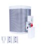 White Vebos portable wall mount for Sonos Play 1 in side view