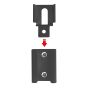 Black Vebos portable wall mount for Sonos Play 1 without speaker