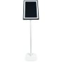 White Vebos floor stand for Amazon Echo Show 21 without speaker extra view
