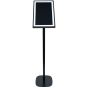 Black Vebos floor stand for Amazon Echo Show 21
