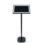 Black Vebos floor stand with Amazon Echo Show 21
