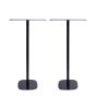 Single black Vebos floor stand with Audio Pro Addon C20