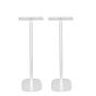 White Vebos floor stand for Audio Pro T3/C3 without speaker