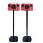 Single black Vebos floor stand with Audio Pro Addon T3/C3