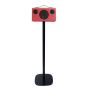 Black Vebos floor stand with Audio Pro T3/C3