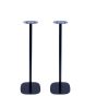 Single black Vebos floor stand with B&O BeoPlay M5