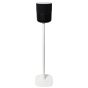 White Vebos floor stand with Bluesound Pulse M