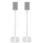 Set of two Vebos floor stands with Denon Home 150 white set