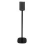 Black Vebos floor stand with Denon Home 150