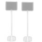 Set of two Vebos floor stands with Denon Home 250 white set