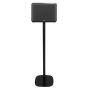 Black Vebos floor stand with Denon Home 250