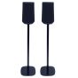 Set of two black Vebos floor stands with Harman Kardon Citation 100