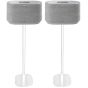 Set of two white Vebos floor stands with Harman Kardon Citation 500