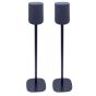 Set of two black Vebos floor stands with Harman Kardon Citation One