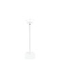 White Vebos floor stand for Ikea Symfonisk lamp