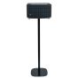 Black Vebos floor stand with JBL Authentics 300