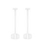 Single white Vebos floor stand with LG DSP11RA