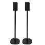 Set of two Vebos floor stands with LG SPT8 S black set