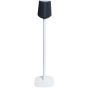 White Vebos floor stand for Loewe Klang MR1 black