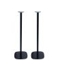 Single black Vebos floor stand with Loewe Klang MR1 white