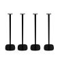 Vebos speaker stand Loewe We. BOOST black (4 pieces) set
