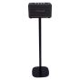 Black Vebos floor stand with Marshall Acton