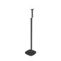 Black Vebos floor stand for Sonos Play 3 without speaker standing model