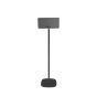 Black Vebos floor stand for Sonos Play 3